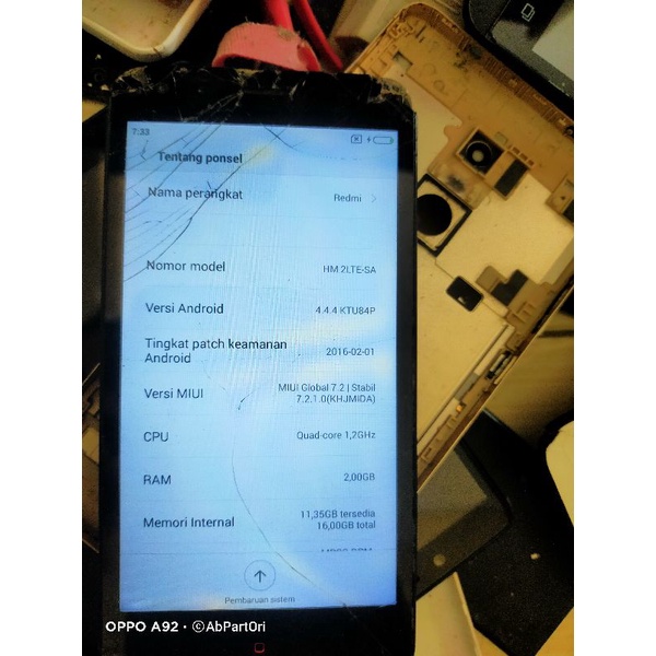 mesin xiaomi redmi 2