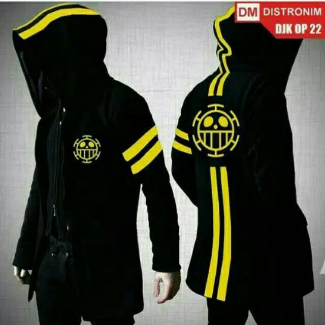 Jubah Anime / Jubah Naruto / Jubah Trafalgar Law / Jubah Pria / Outerwear Anime