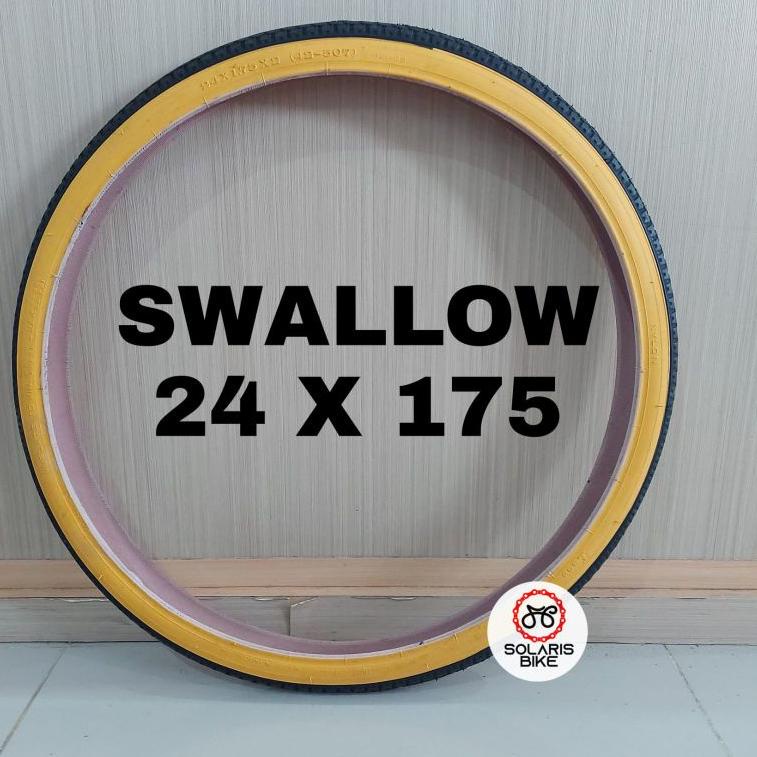[SGM.25Au22ᴴ] Ban Luar Sepeda MTB Mini 24 x 175 1.75 Swallow Deli Tire Original