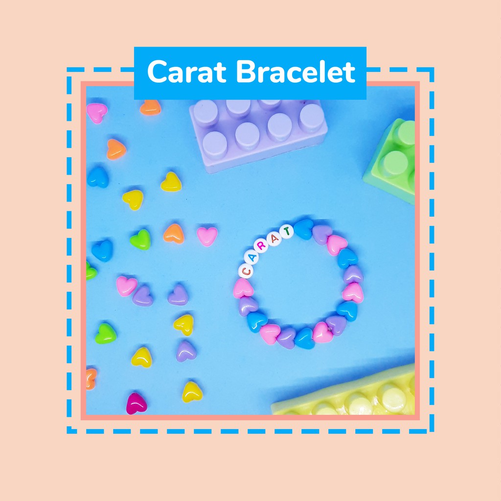 Carat Beads Bracelet | Seventeen Beads Bracelet | Kpop Bracelet | Gelang Seventeen | Gelang Kpop
