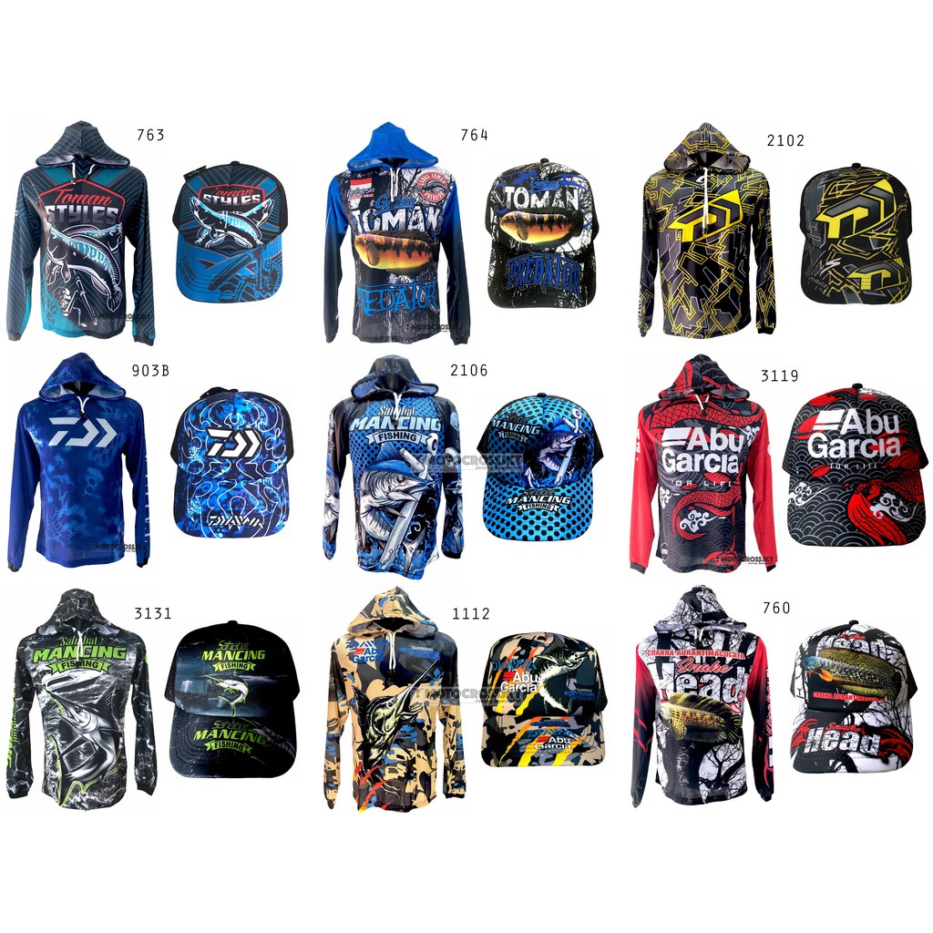 Baju Mancing Topi Mancing