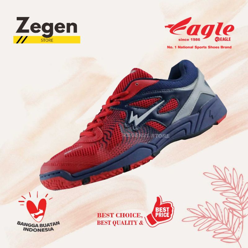 Sepatu Badminton Bulutangkis Volly Olahraga EAGLE MOONLIGHT Original