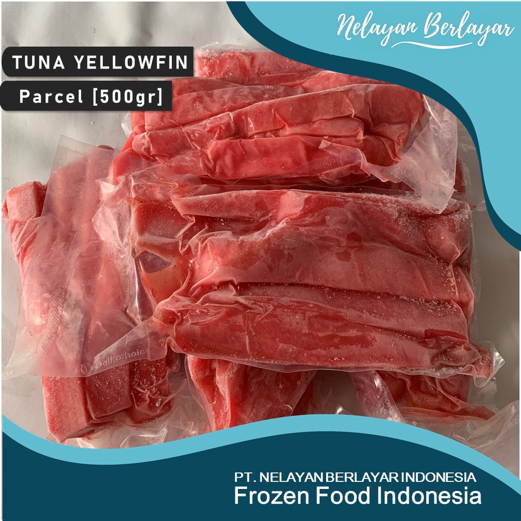 

Ikan Tuna Fillet Parcel / Tuna Fish Sushi Grade [500g] - Nelayan Berlayar