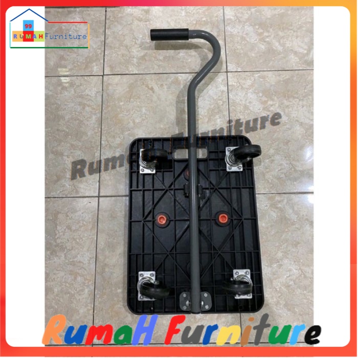 Troli barang krisbow Dolly 100 Kg T serbaguna Troli tangan troli lipat