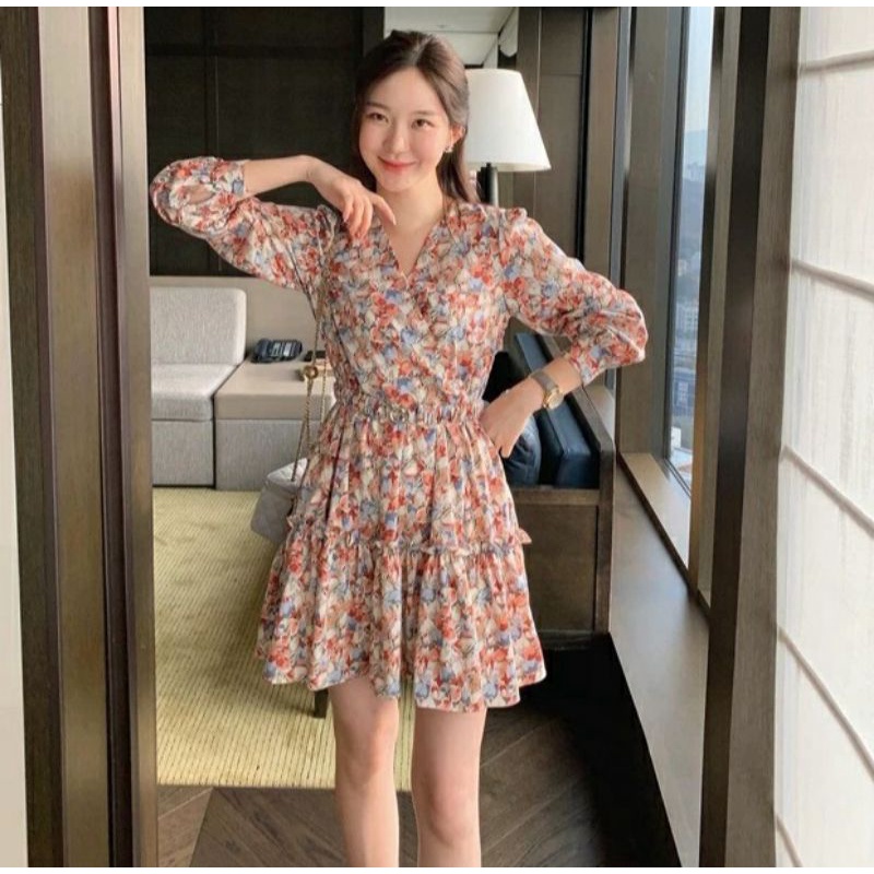 Ss (BX) Dress Musim Semi Floral 1774A 6601A 6501A