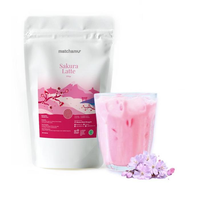 

(BISA COD) Sakura Latte Powder 250gr - Matchamu STOK TERBATAS Kode 684