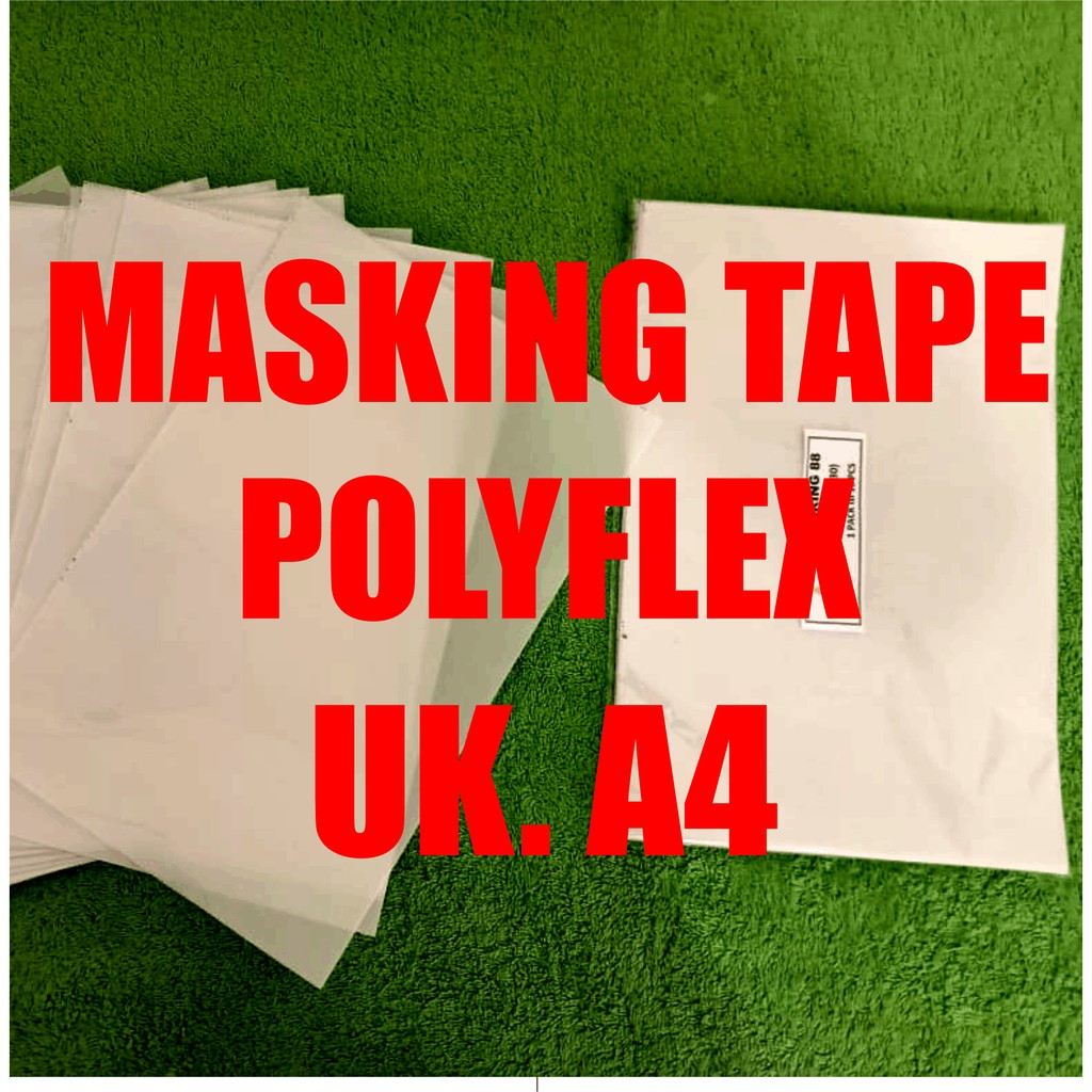 

STICKER MASKING TAPE POLYFLEX KOREA PRINTABLE TRANSFER PAPER A4