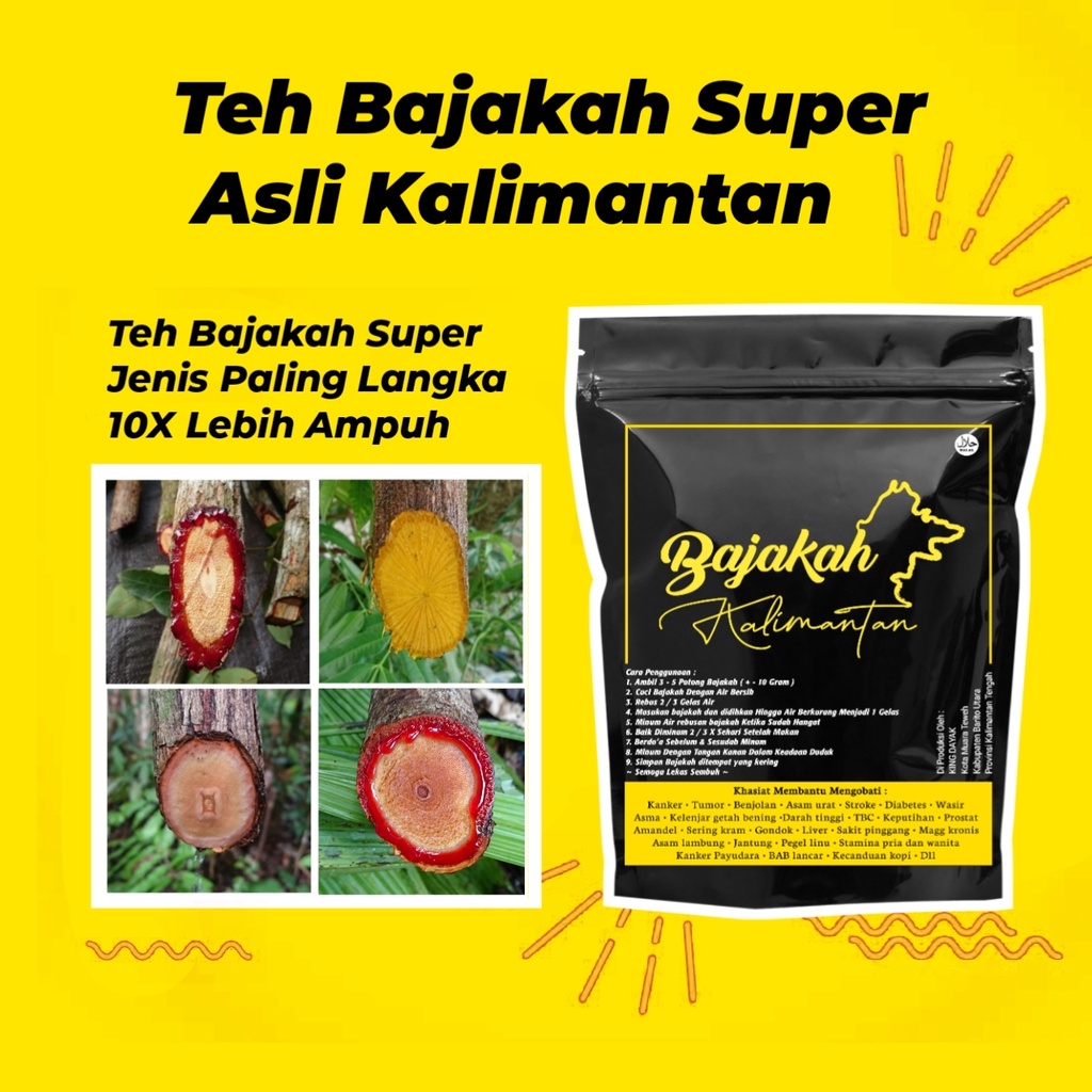 Teh Bajakah Asli Kalimantan Original Teh Akar Bajakah Asli Kalimantan Original Untuk benjolan Kayu Bajaka Madu Bajakah Tampala Super Kalalawit Merah Akar Kuning Bajakah Kalimantan Asli Kalimantan Bajakan Sertifikat Original Premium Dayak Borneo Cod Ori