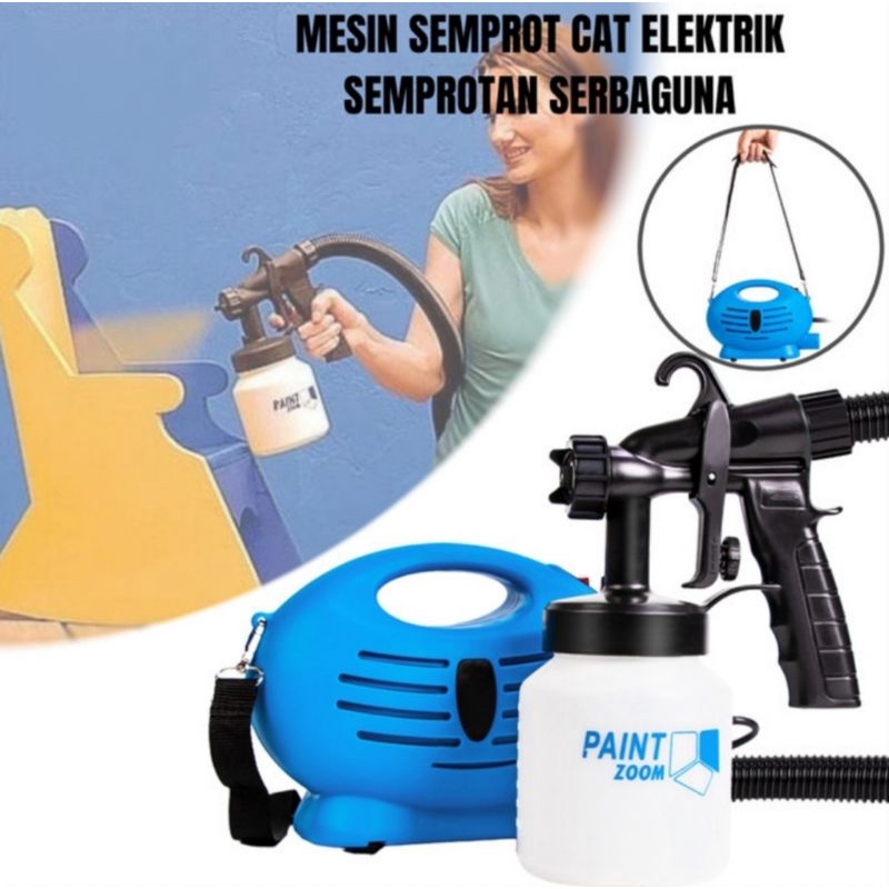 mesin cat kompresor elektrik spray gun elektrik paint zoom semprotan serbaguna