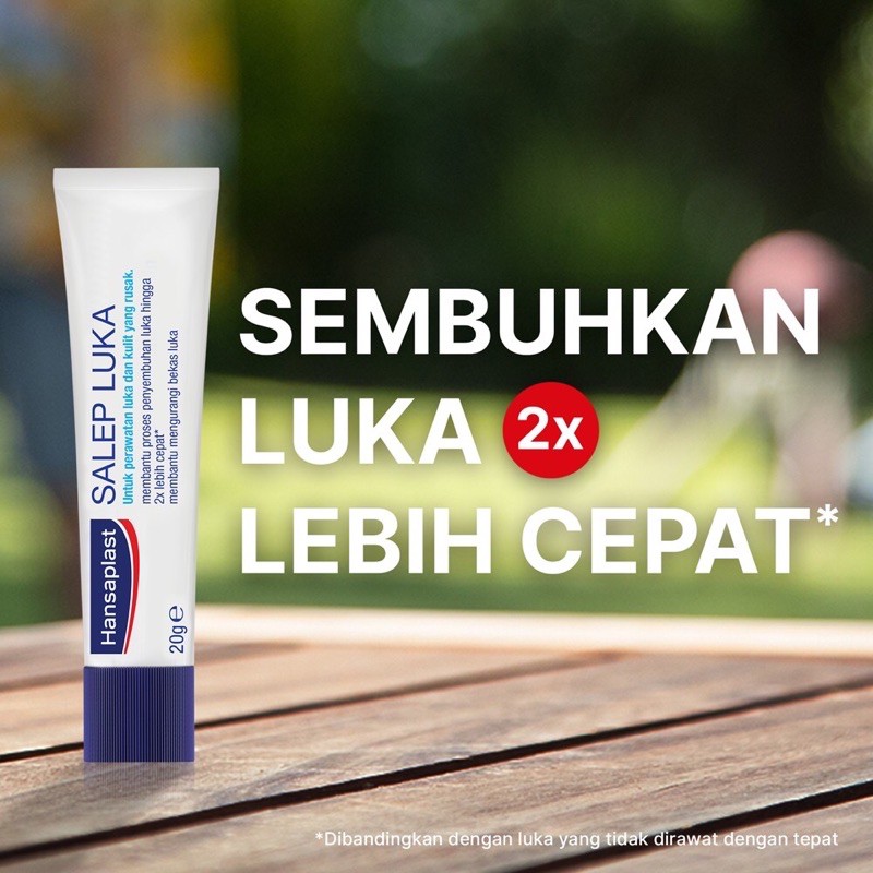 Hansaplast Wound Care Ointment 3.5gr 20gr - Hansaplast Salep Luka - Hansaplas Salep Luka Bakar, Luka Sunat, Luka Robek