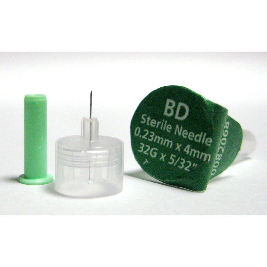 BD Ultra Fine Pen Needles 4mm Jarum Insulin Hijau / BD Ultra Fine 4mm 1 box isi 100pc