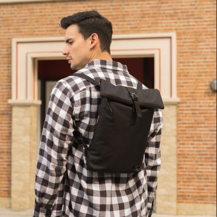 Tote Bag Resleting Aesthetic Kain Premium Hitam Anti Air Quotes W2I6 Empuk Import Lucu Remaja Halus 