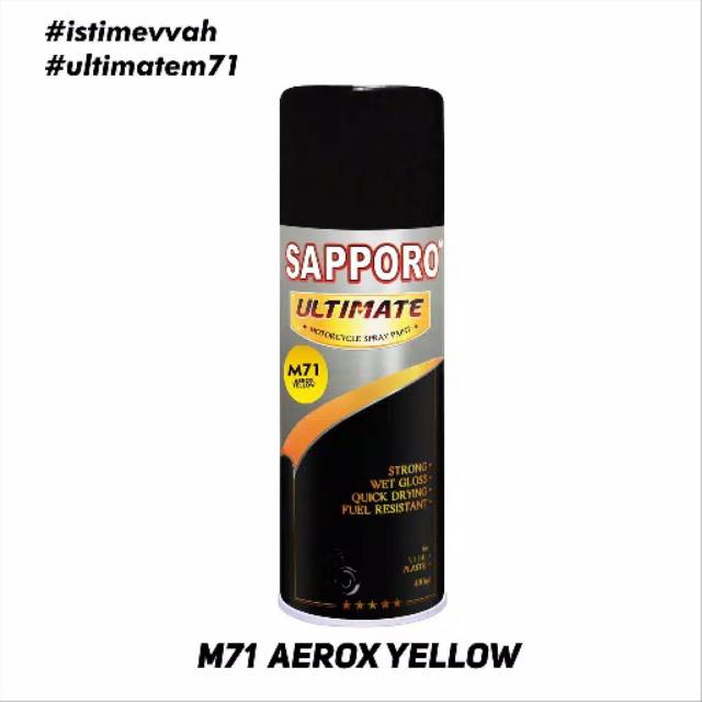 SAPPORO ULTIMATE M71 AEROX YELLOW