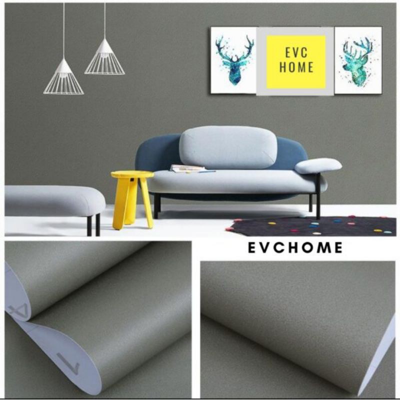 Walpaper stiker dinding polos