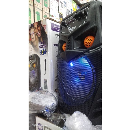 paket speaker fleco portabel jl1938 free mic karaoke mantap