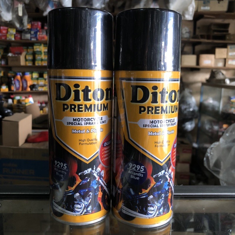 Cat semprot Diton premium 9295* Atlantis blue / biru movistar