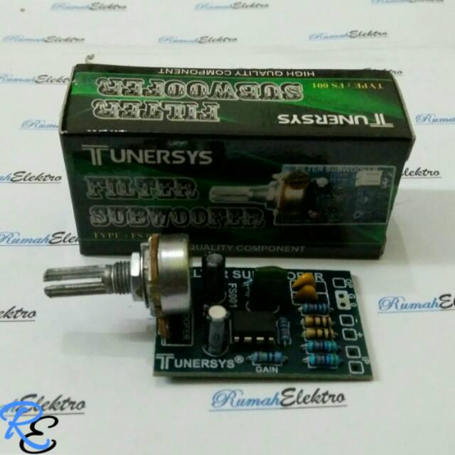 Kit Filter Subwoofer Produk by Tunersys