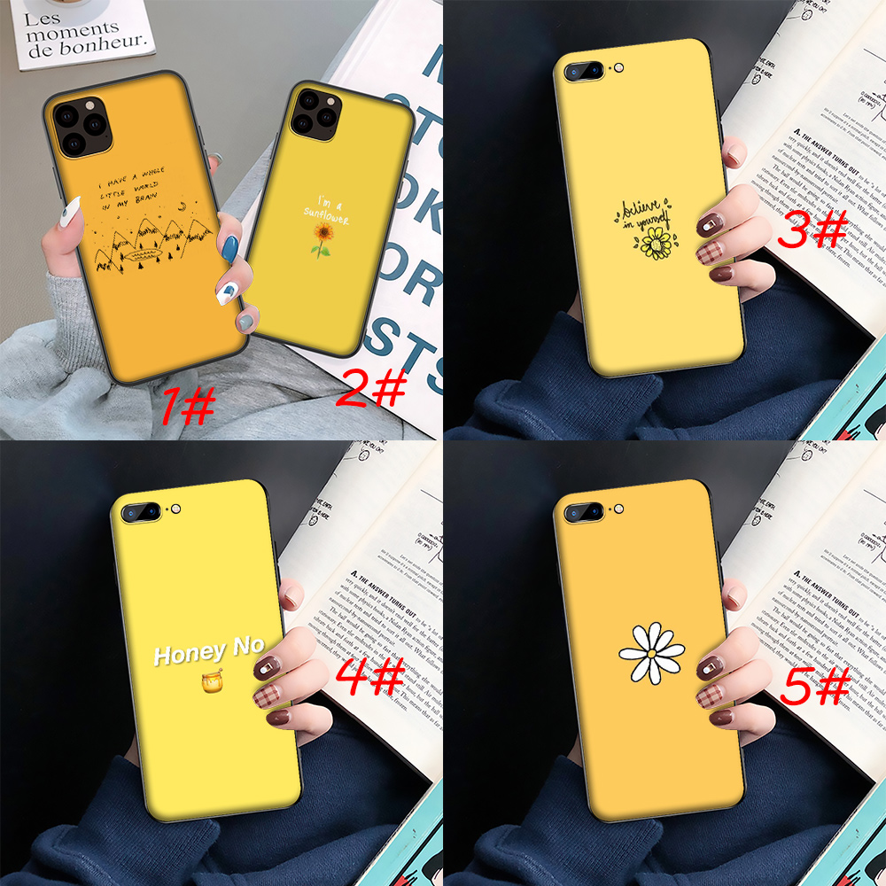 Soft Case Motif Print Estetik Kuning Fy120 Untuk Iphone 12 Mini 11 Pro Xs Max Xr X Shopee Indonesia