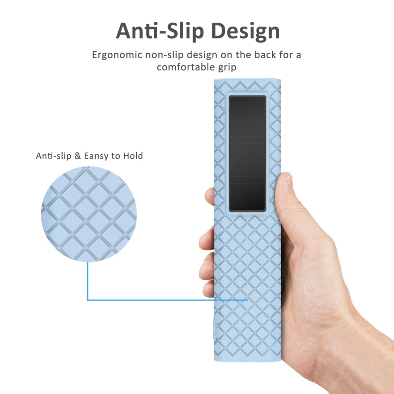 Cre-bukti Benturan Untuk Shell Sleeve Drop-proof for Shell Compatible for SamsungBN59TV Remote Control Shockproof Anti-slip