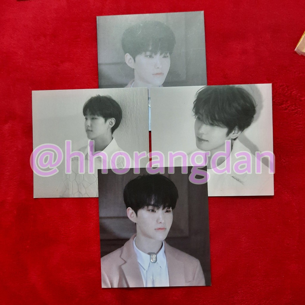 Set Behind Folding Poster YMMD / You Make My Day/Dawn SEVENTEEN Hoshi Wonwoo