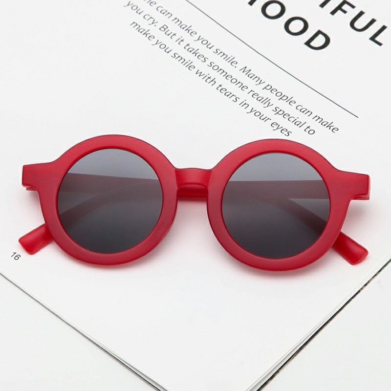 Kacamata anak laki-laki dan perempuan | kacamata gaya | kacamata hitam-Merah