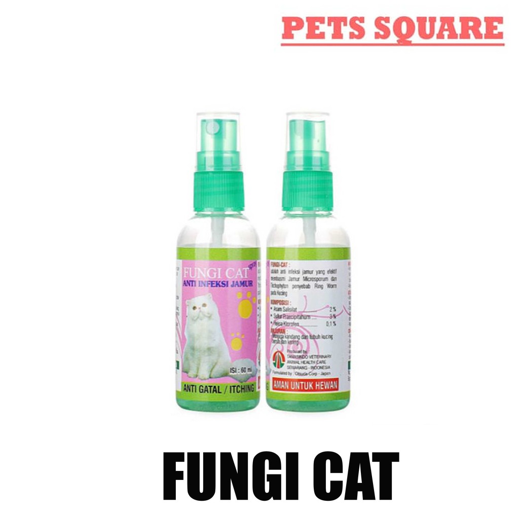 FUNGI CAT 60 ML Obat Anti Jamur Spray Kucing