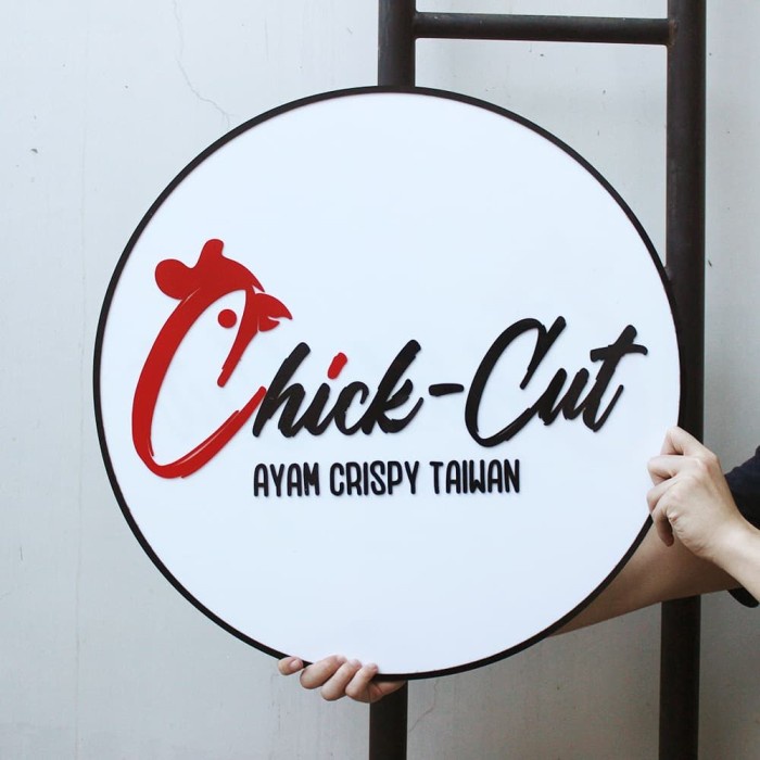 

Logo Acrylic 60cm / Logo Signage Akrilik / Logo Huruf Timbul Akrilik Elegan