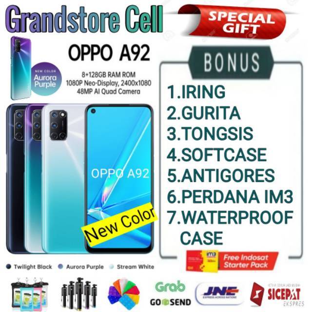 OPPO A92 RAM 8/128 GB | OPPO A 92 RAM 6/128 GB GARANSI RESMI OPPO INDONESIA