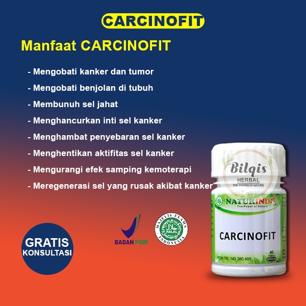 CARCINOFIT Obat Herbal Kanker dan Tumor dengan gejala bengkak Benjolan dan nyeri serta luka basah-1