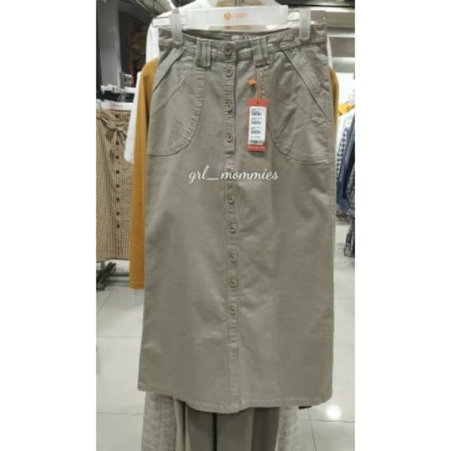 Rok panjang beige Triset