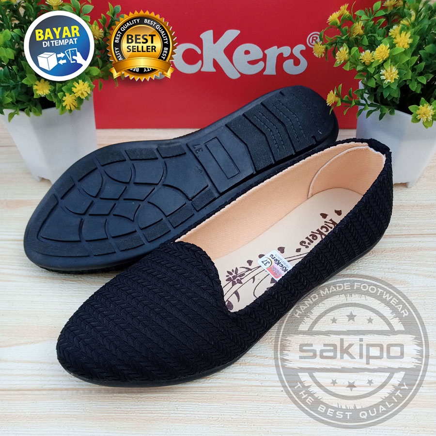 PROMO 12.12 BIRTHDAY SALE SEPATU WANITA DEWASA BALET RAJUT KICKERS TRENDI TERMURAH TERLARIS TAMPIL CANTIK / SAKIPO