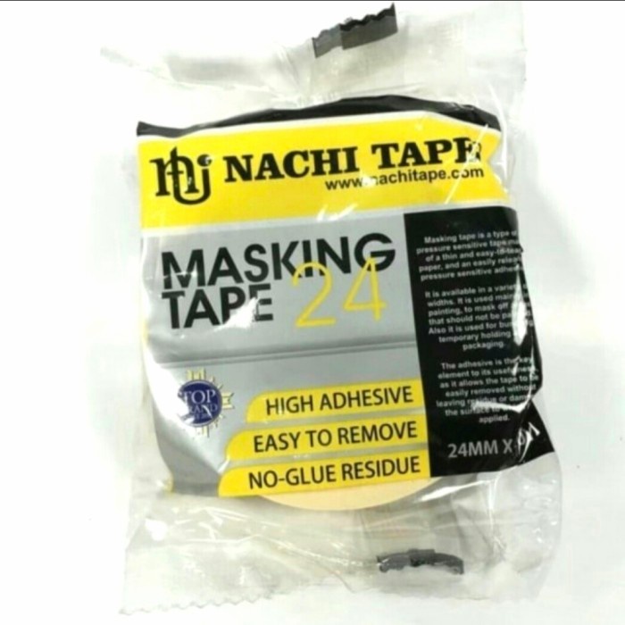 

Lakban Kertas NACHI / Masking tape NACHI 1 Inchi x 20 Yard