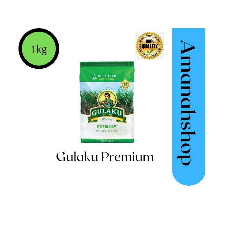 

Gula pasir Gula Putih premium Gulaku 1kg