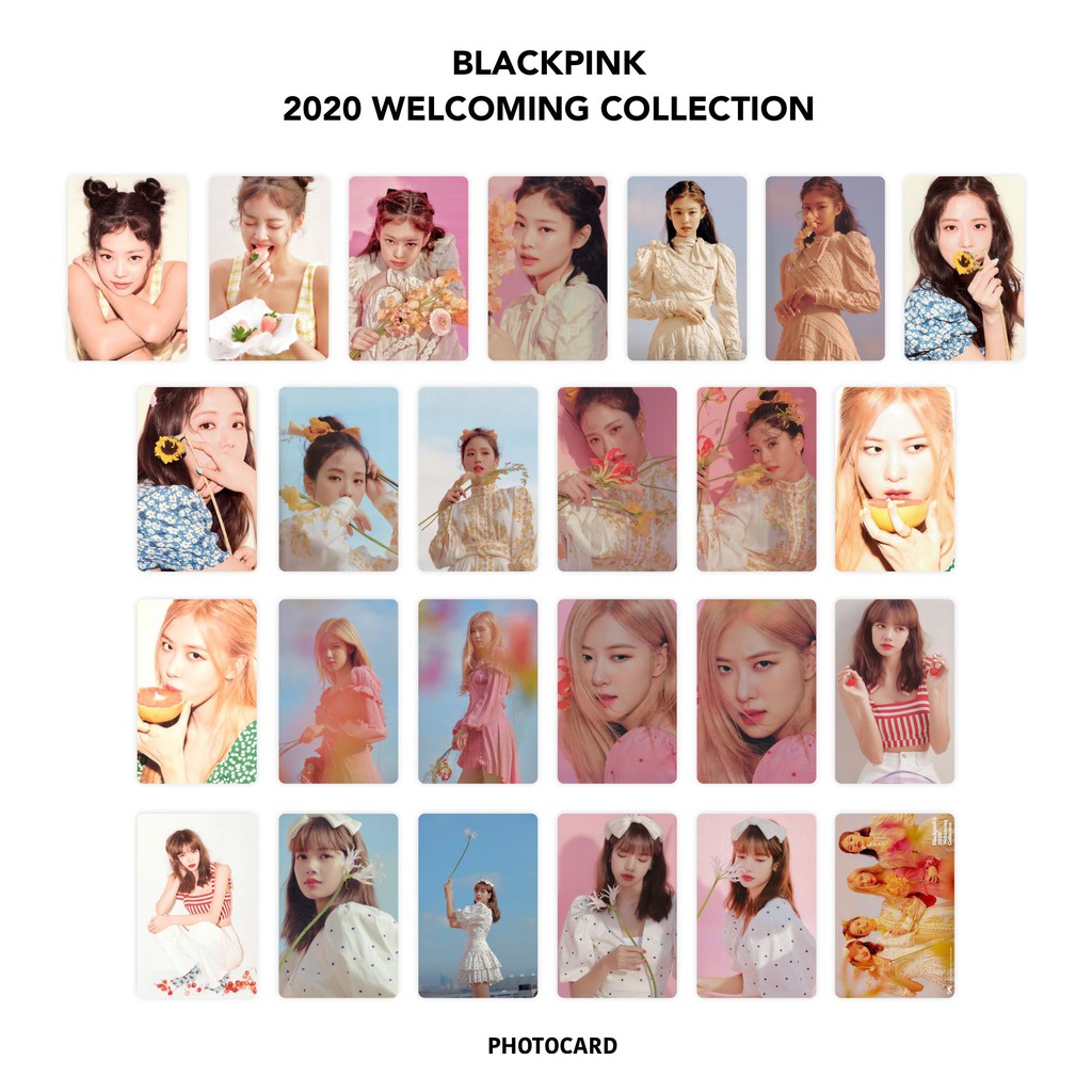 Photocard Blackpink's 2020 Welcoming Collection Isi 25 pcs