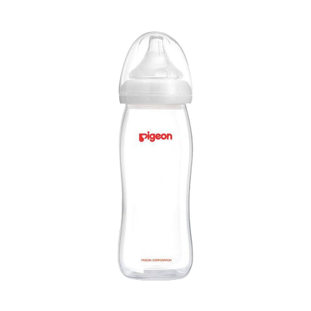 Pigeon Botol Susu SofTouch Peristaltic Plus PP Wide Neck Bottle 6+ Bulan 330ml