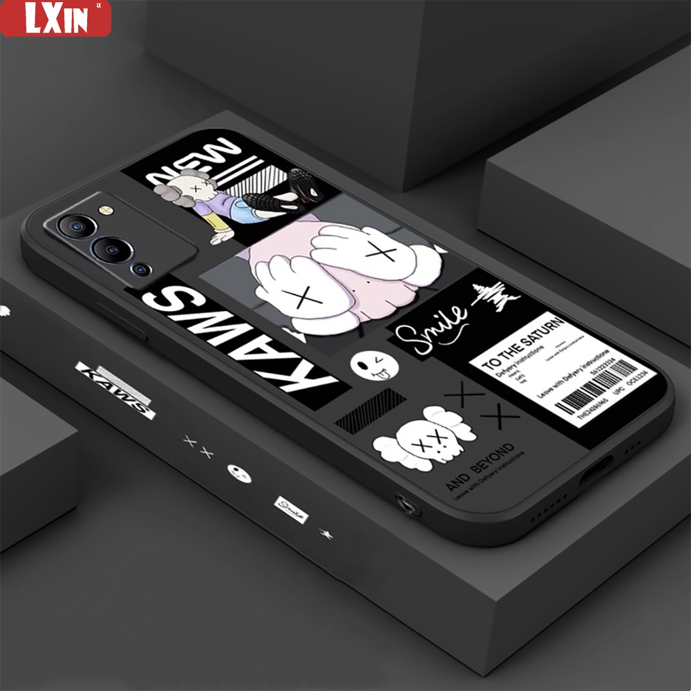 Soft Case TPU Motif Kaws Sesame Street Untuk Infinix Note 12 G96 Note 11 11S NFC 11 Play 10 Play 9 Play 5 Smart 6 Hot 10S