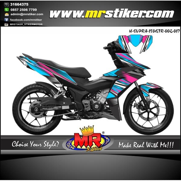 Warna Stiker Motor Keren Gambar Gambar Stiker