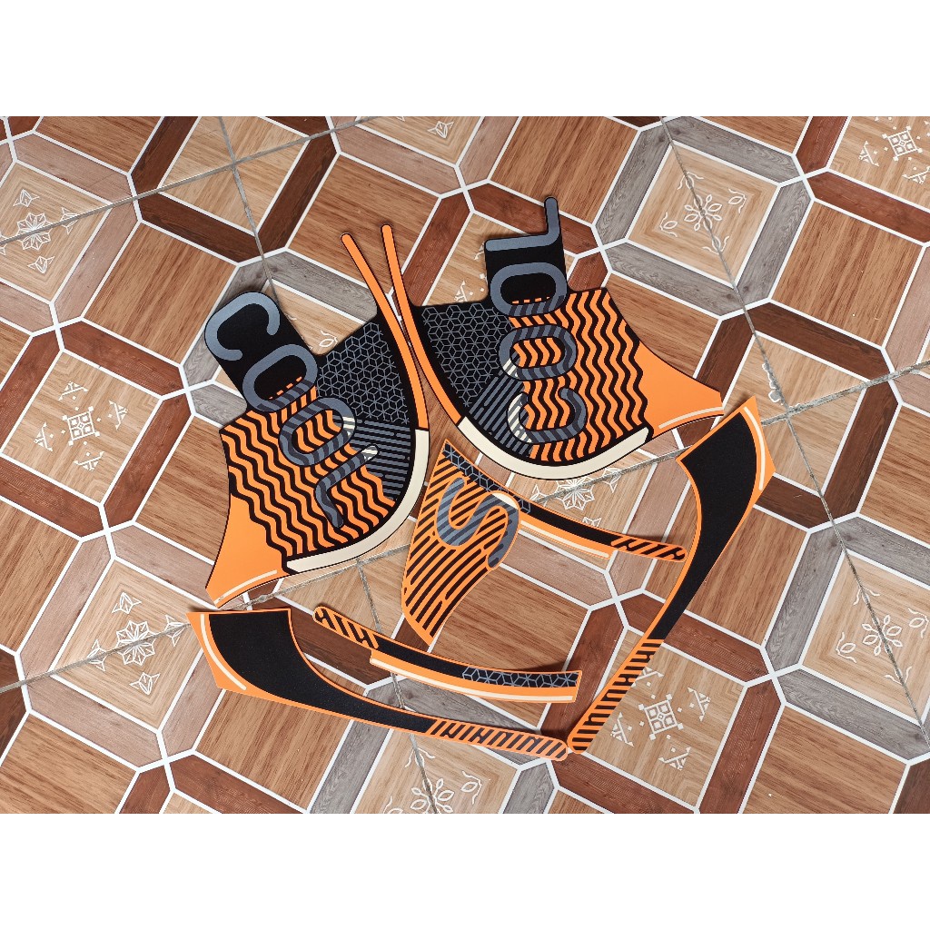 stiker motor honda scoopy fashion cool 2022 hitam