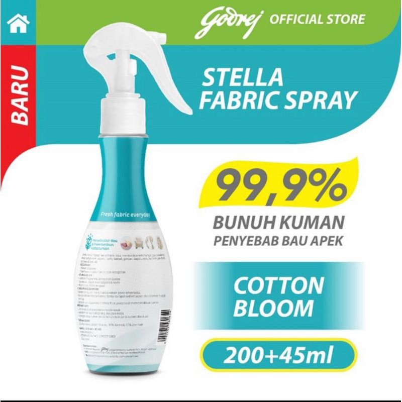 Stella Fabric Spray Cotton Bloom 200 + 45 ml pink Peony 200 + 45