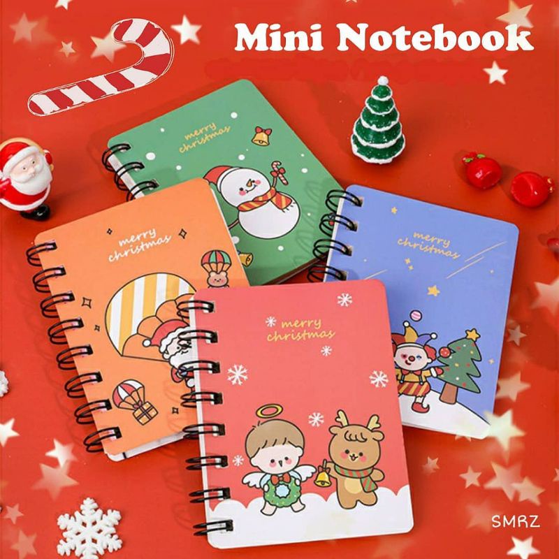 

Christmas Mini Note Book - Buku Mini Tema Natal / Kado Natal Unik / Hampers Natal Lucu