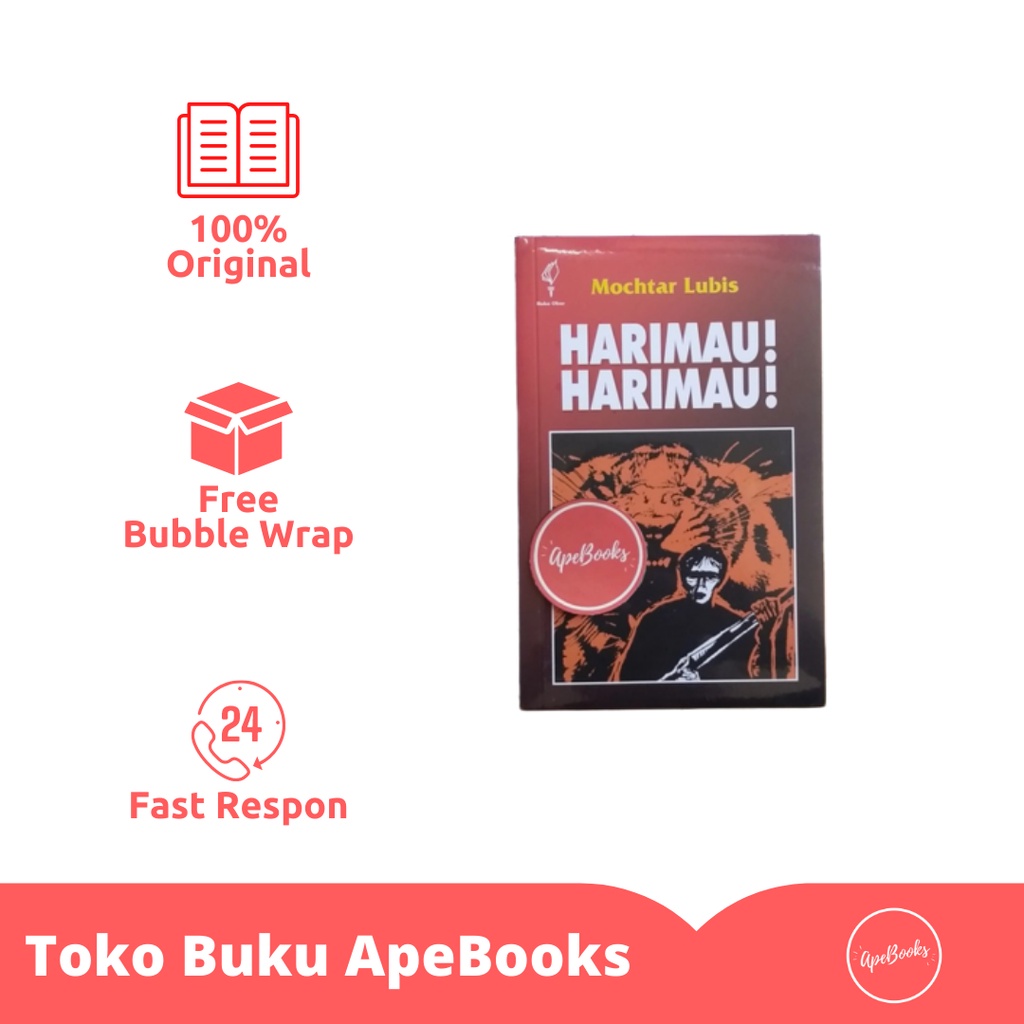 Mochtar Lubis - Harimau Harimau Sebuah Novel (ORI/Asli)