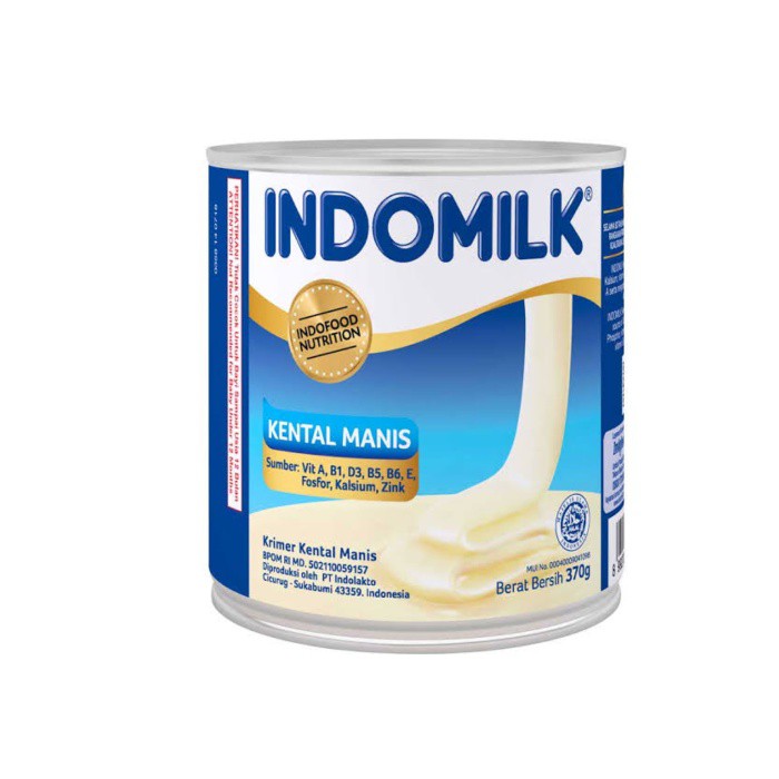 

INDOMILK SUSU KENTAL MANIS SKM INDOMILK KRIMER 370 GRAM / INDOMILK STERIL MADU 189 ML/ PLAIN KALENG