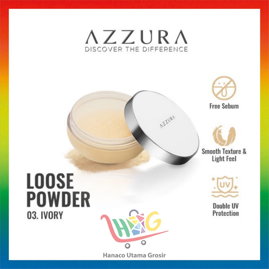 AZZURA LOOSE POWDER BEDAK TABUR