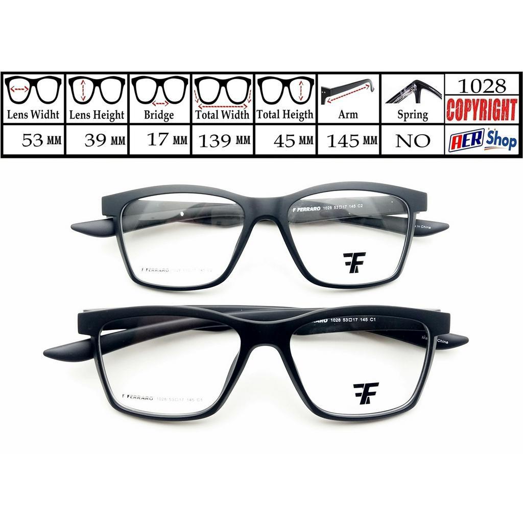 frame kacamata original FERRARO sporty frame kacamata elegant stylis