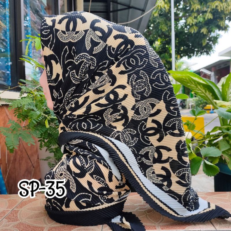 SEGIEMPAT PLISKET MOTIF / JILBAB SEGIEMPAT PLISKET / SEGIEMPAT VOAL / SEGI EMPAT PLISKET / VOAL MOTIF / JILBAB PLISKET-Sp-35