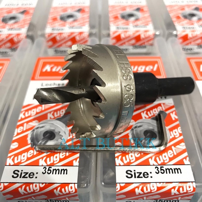 r20fr1r Kugel Hole Saw Besi H.S.S 35 Mm - Mata Bor Besi Hss Original !!! 2C0X1C1