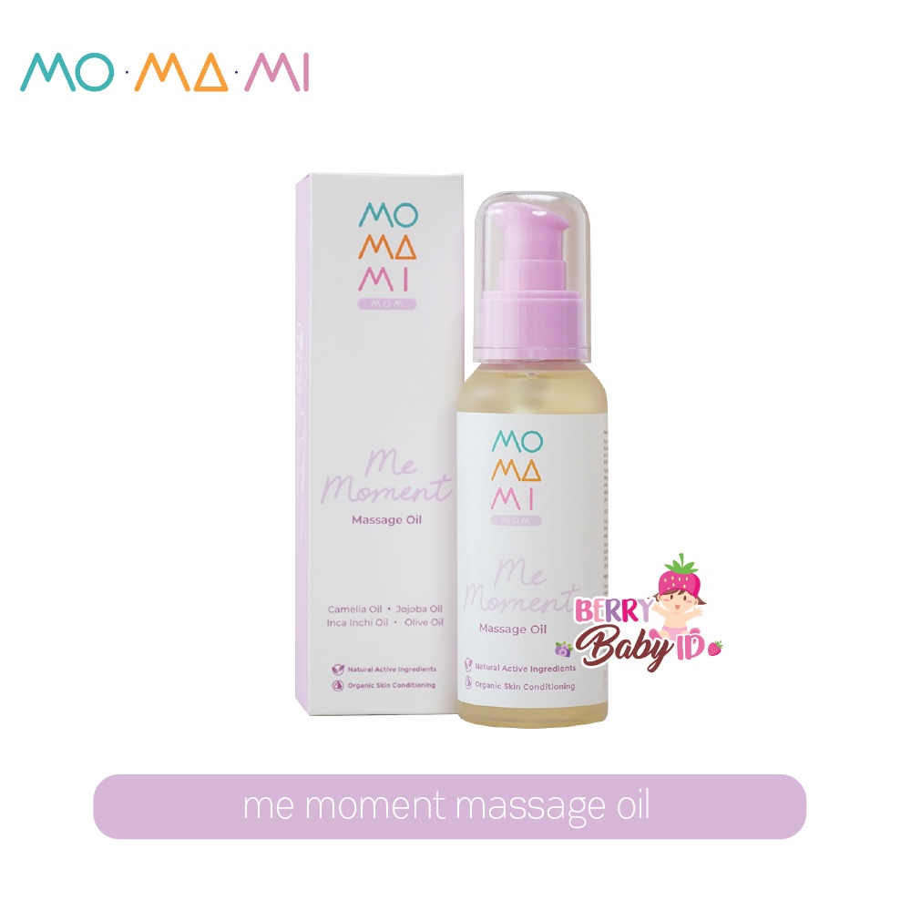 Momami Me Moment Massage Oil Minyak Pijat Ibu 100 ml Mo Ma Mi Berry Mart