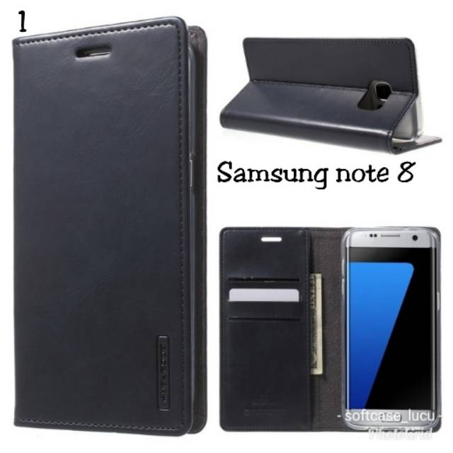 casing dompet samsung note 8