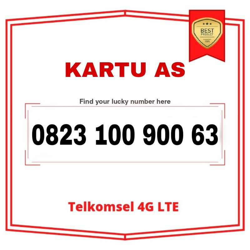 Nomor No Cantik Kartu As Ratusan Telkomsel 4G LTE