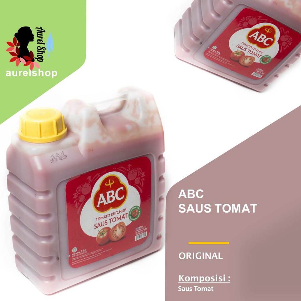 

ABC Saos Tomat kemasan Jerigen 5,7 kg